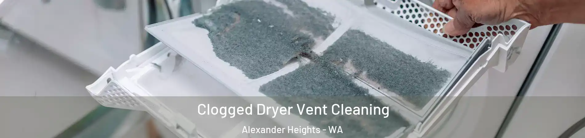 Clogged Dryer Vent Cleaning Alexander Heights - WA