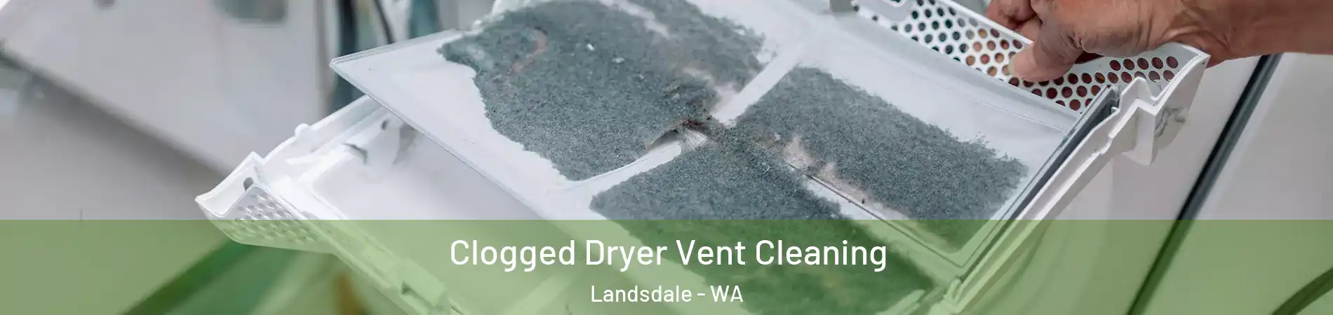 Clogged Dryer Vent Cleaning Landsdale - WA