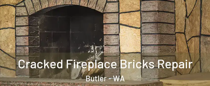Cracked Fireplace Bricks Repair Butler - WA