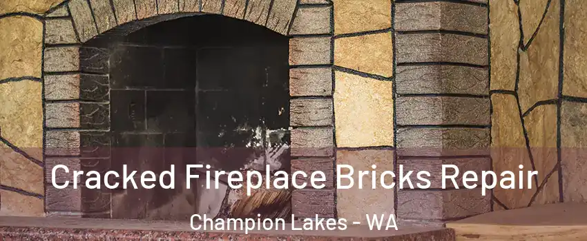 Cracked Fireplace Bricks Repair Champion Lakes - WA
