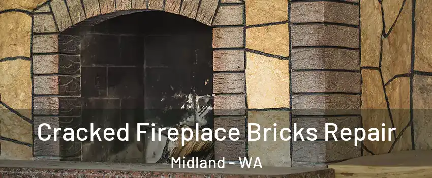 Cracked Fireplace Bricks Repair Midland - WA