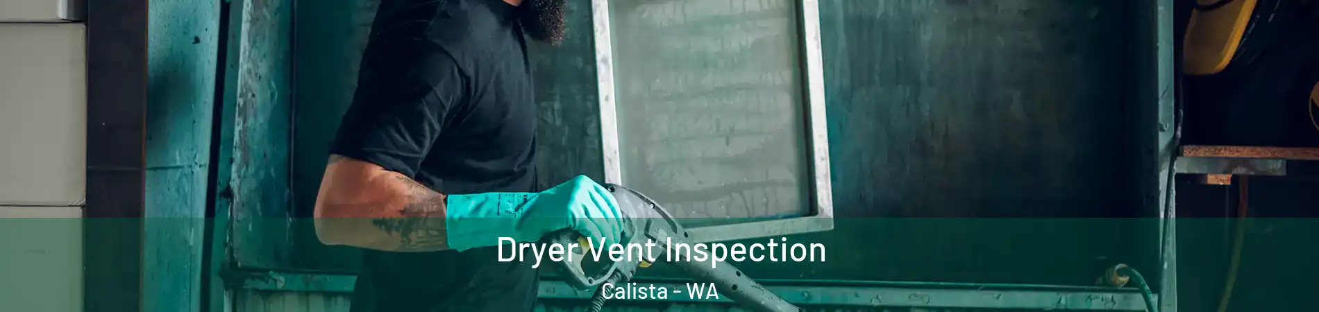 Dryer Vent Inspection Calista - WA