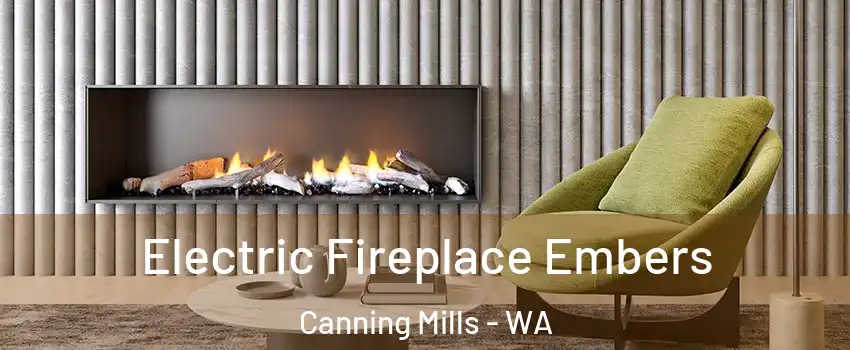 Electric Fireplace Embers Canning Mills - WA