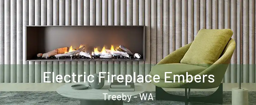 Electric Fireplace Embers Treeby - WA