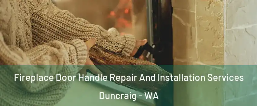 Fireplace Door Handle Repair And Installation Services Duncraig - WA
