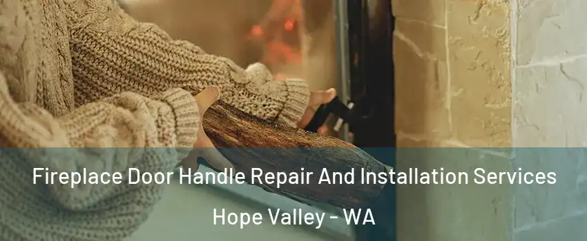 Fireplace Door Handle Repair And Installation Services Hope Valley - WA