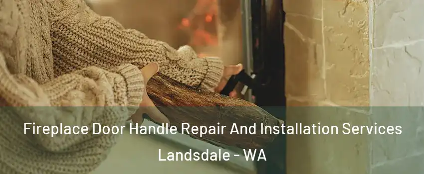 Fireplace Door Handle Repair And Installation Services Landsdale - WA