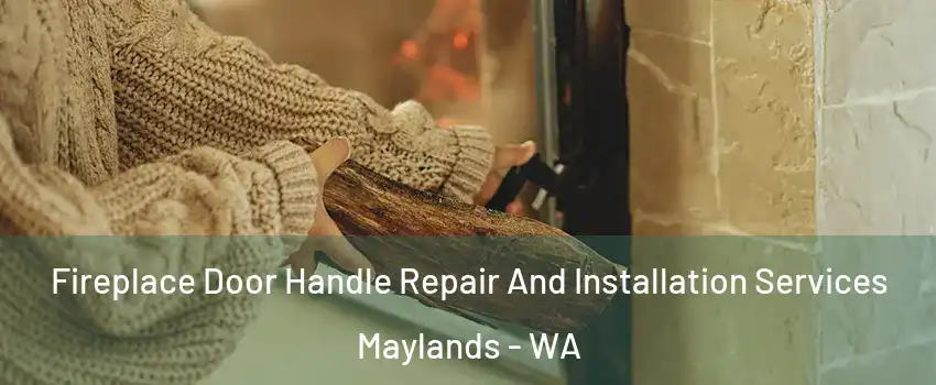 Fireplace Door Handle Repair And Installation Services Maylands - WA