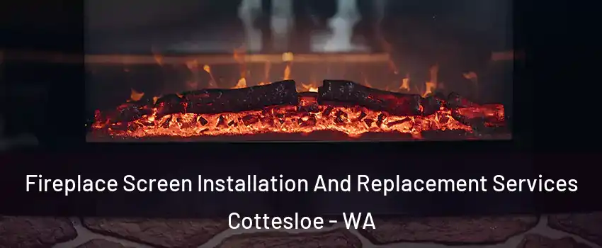 Fireplace Screen Installation And Replacement Services Cottesloe - WA