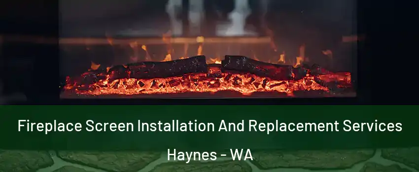 Fireplace Screen Installation And Replacement Services Haynes - WA