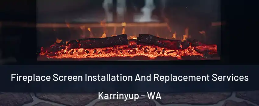 Fireplace Screen Installation And Replacement Services Karrinyup - WA