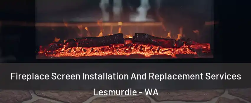 Fireplace Screen Installation And Replacement Services Lesmurdie - WA