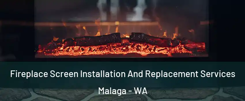 Fireplace Screen Installation And Replacement Services Malaga - WA