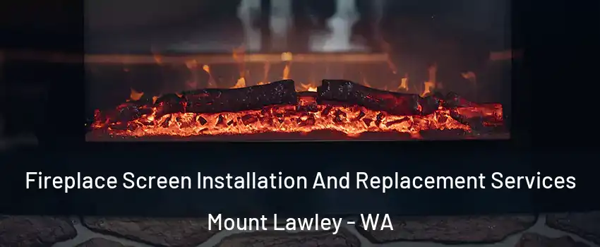 Fireplace Screen Installation And Replacement Services Mount Lawley - WA