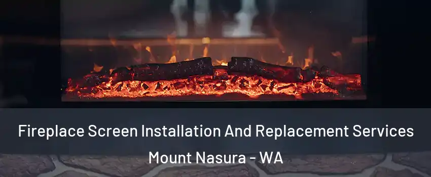 Fireplace Screen Installation And Replacement Services Mount Nasura - WA