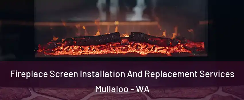 Fireplace Screen Installation And Replacement Services Mullaloo - WA