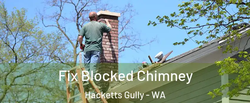Fix Blocked Chimney Hacketts Gully - WA