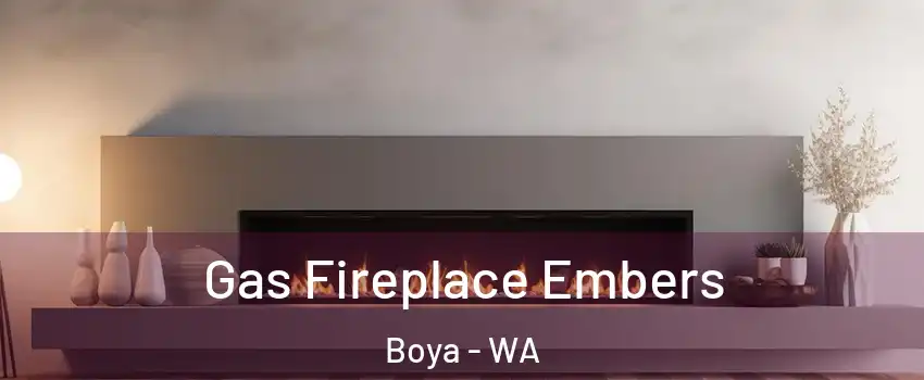 Gas Fireplace Embers Boya - WA