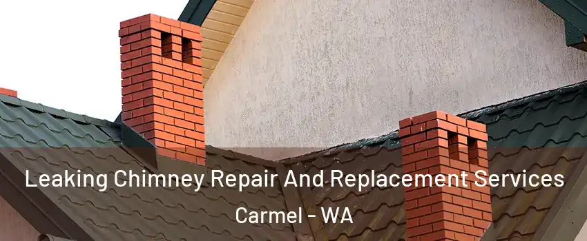 Leaking Chimney Repair And Replacement Services Carmel - WA