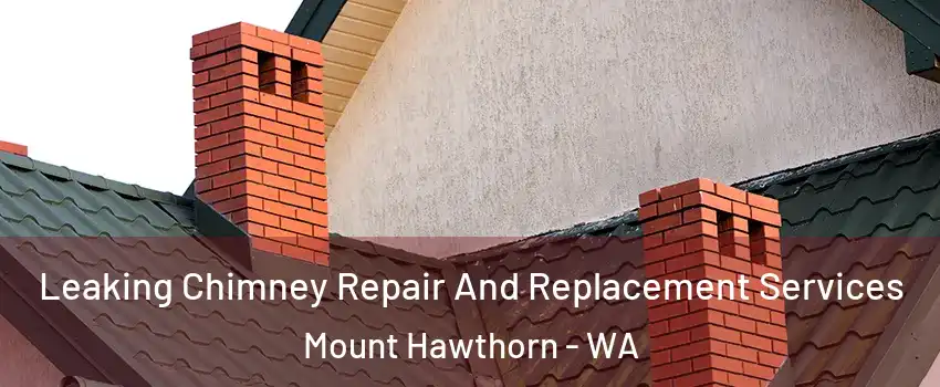 Leaking Chimney Repair And Replacement Services Mount Hawthorn - WA