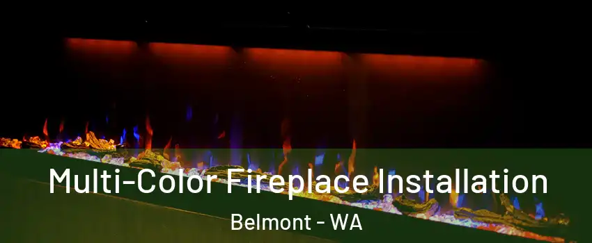 Multi-Color Fireplace Installation Belmont - WA