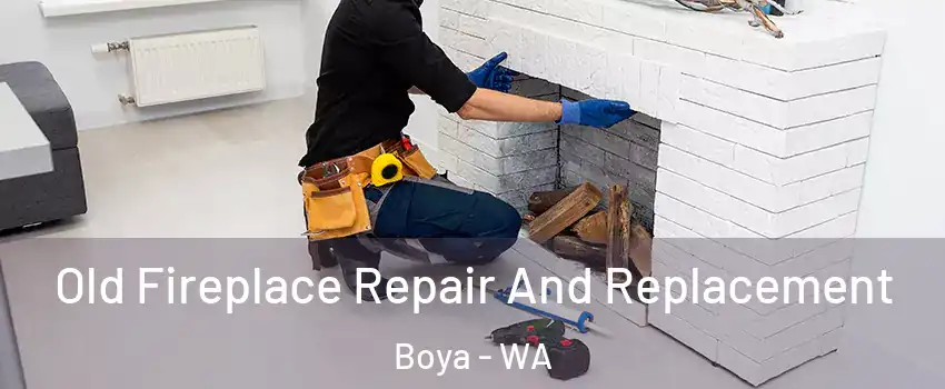 Old Fireplace Repair And Replacement Boya - WA