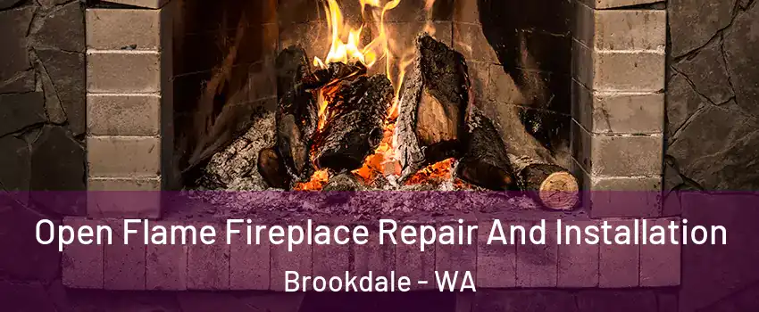 Open Flame Fireplace Repair And Installation Brookdale - WA