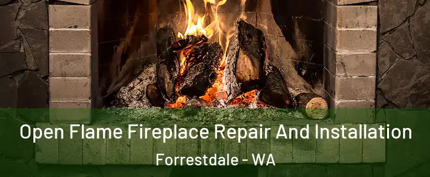 Open Flame Fireplace Repair And Installation Forrestdale - WA