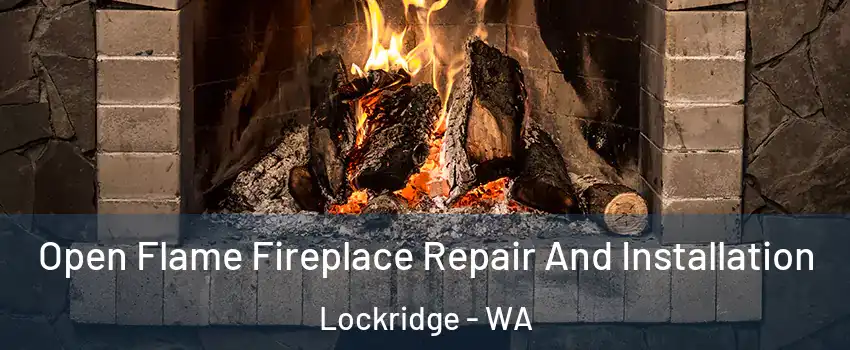 Open Flame Fireplace Repair And Installation Lockridge - WA