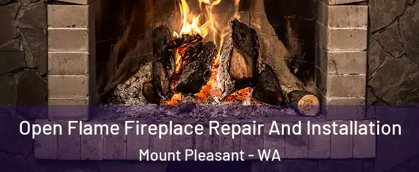 Open Flame Fireplace Repair And Installation Mount Pleasant - WA