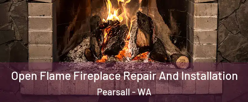 Open Flame Fireplace Repair And Installation Pearsall - WA