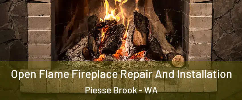 Open Flame Fireplace Repair And Installation Piesse Brook - WA