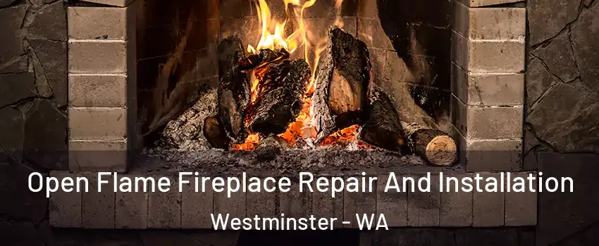 Open Flame Fireplace Repair And Installation Westminster - WA
