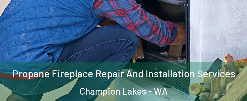 Propane Fireplace Repair And Installation Services Champion Lakes - WA