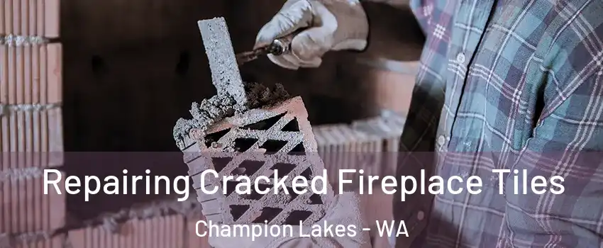 Repairing Cracked Fireplace Tiles Champion Lakes - WA